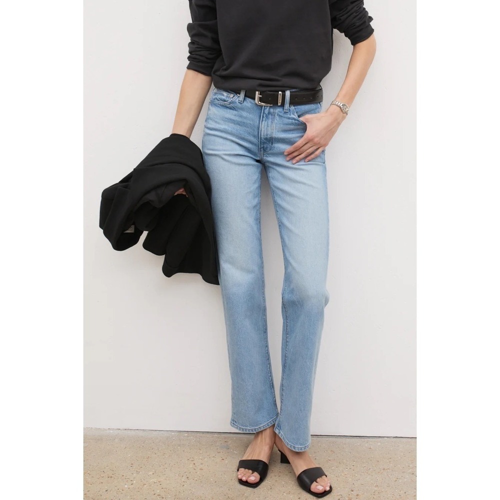 AYR The Roadie Size 26 Ghost Ranch Light Wash Relaxed Straight Jeans